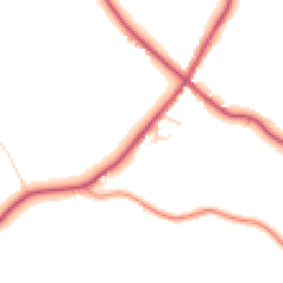 Daytime road noise heatmap for TN8 6NQ