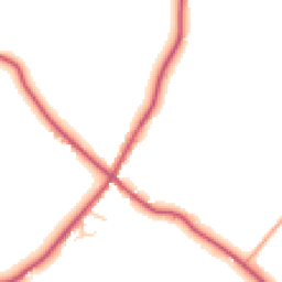 Daytime road noise heatmap for TN8 6NS