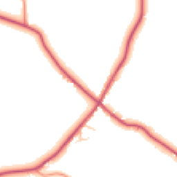 Daytime road noise heatmap for TN8 6PH