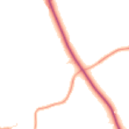 Daytime road noise heatmap for TN8 7HY