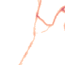 Night-time road noise heatmap for TN9 1BN