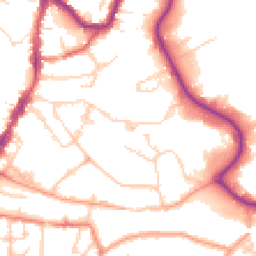 Daytime road noise heatmap for TN9 1FH