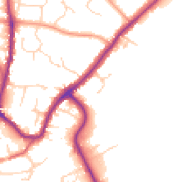 Daytime road noise heatmap for TN9 1QX