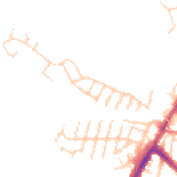 Daytime road noise heatmap for TN9 1UT