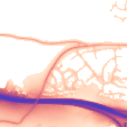 Daytime road noise heatmap for TN9 2QT