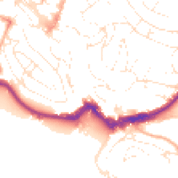 Daytime road noise heatmap for TQ1 1AG