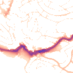 Daytime road noise heatmap for TQ1 1AJ
