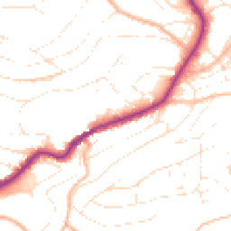 Daytime road noise heatmap for TQ1 1AN