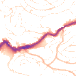 Daytime road noise heatmap for TQ1 1AP