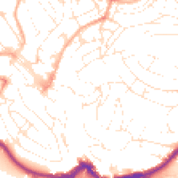 Daytime road noise heatmap for TQ1 1AQ