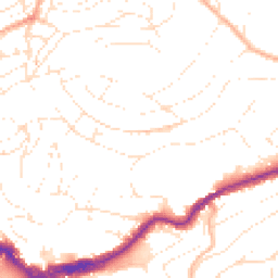 Daytime road noise heatmap for TQ1 1AR