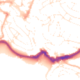 Daytime road noise heatmap for TQ1 1BA