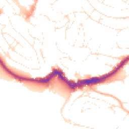 Daytime road noise heatmap for TQ1 1BJ