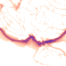 Daytime road noise heatmap for TQ1 1BN