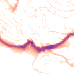 Daytime road noise heatmap for TQ1 1BQ