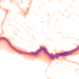 Daytime road noise heatmap for TQ1 1DB