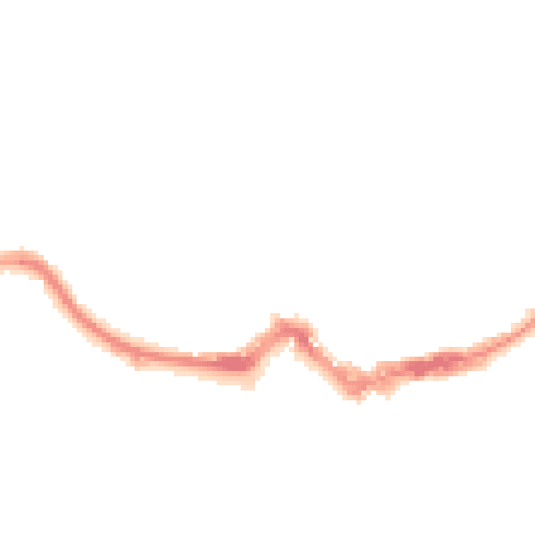 Night-time road noise heatmap for TQ1 1DB