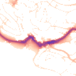 Daytime road noise heatmap for TQ1 1DE