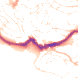 Daytime road noise heatmap for TQ1 1DL