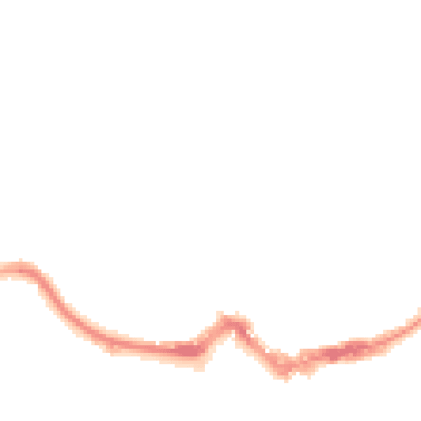 Night-time road noise heatmap for TQ1 1DR