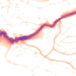 Daytime road noise heatmap for TQ1 1EG