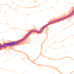 Daytime road noise heatmap for TQ1 1EQ