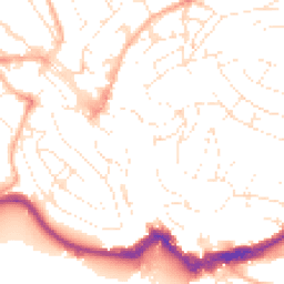 Daytime road noise heatmap for TQ1 1EY