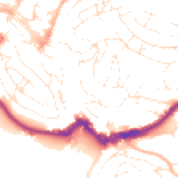 Daytime road noise heatmap for TQ1 1HA