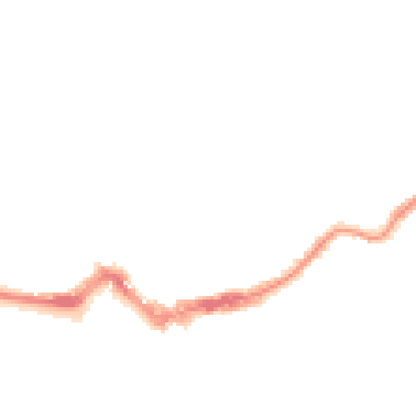 Night-time road noise heatmap for TQ1 1HD