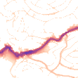 Daytime road noise heatmap for TQ1 1HF