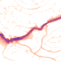 Daytime road noise heatmap for TQ1 1HG