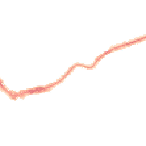 Night-time road noise heatmap for TQ1 1HH