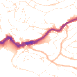 Daytime road noise heatmap for TQ1 1HQ