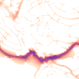 Daytime road noise heatmap for TQ1 1HR