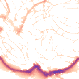 Daytime road noise heatmap for TQ1 1QH