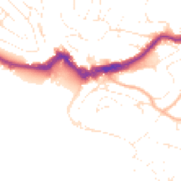 Daytime road noise heatmap for TQ1 2AR