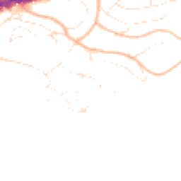 Daytime road noise heatmap for TQ1 2EG