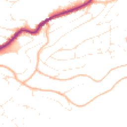Daytime road noise heatmap for TQ1 2EX