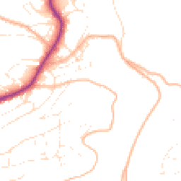 Daytime road noise heatmap for TQ1 2HH