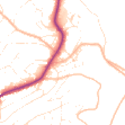 Daytime road noise heatmap for TQ1 2JG