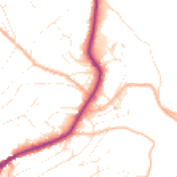 Daytime road noise heatmap for TQ1 2QH