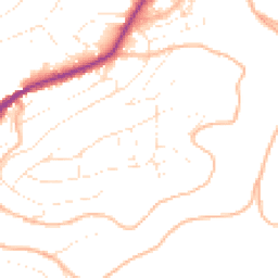 Daytime road noise heatmap for TQ1 2SA