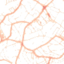 Daytime road noise heatmap for TQ1 3HH