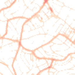 Daytime road noise heatmap for TQ1 3HT
