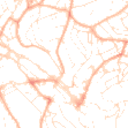 Daytime road noise heatmap for TQ1 3JA