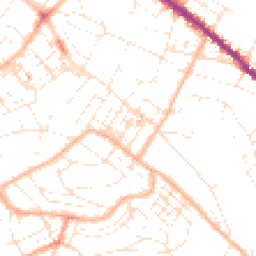Daytime road noise heatmap for TQ1 3RD