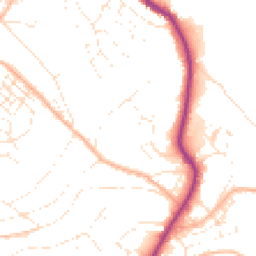 Daytime road noise heatmap for TQ1 3TP