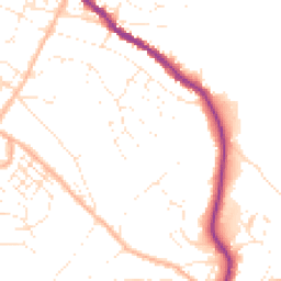 Daytime road noise heatmap for TQ1 3UE