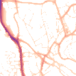 Daytime road noise heatmap for TQ1 4FE