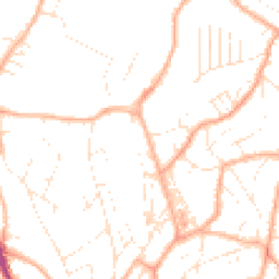 Daytime road noise heatmap for TQ1 4GJ
